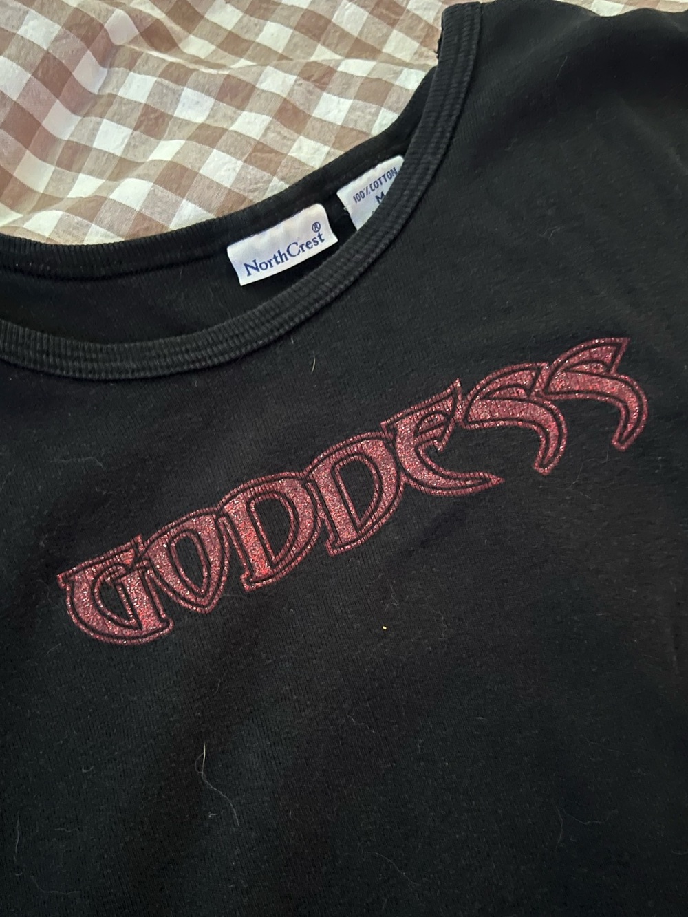 Vintage 100% Cotton Goddess Baby Tee - Picture 4 of 5